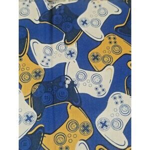 Video Game Fabric Scraps Quilting, Crafts, Sewing Cotton 9" x 6" Lot of 10